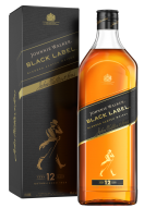 Johnnie Walker 12 Year Black Label Scotch 1.75