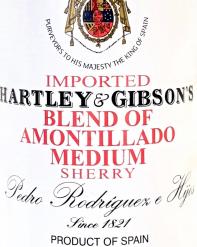 Hartley & Gibson's Amontillado Sherry