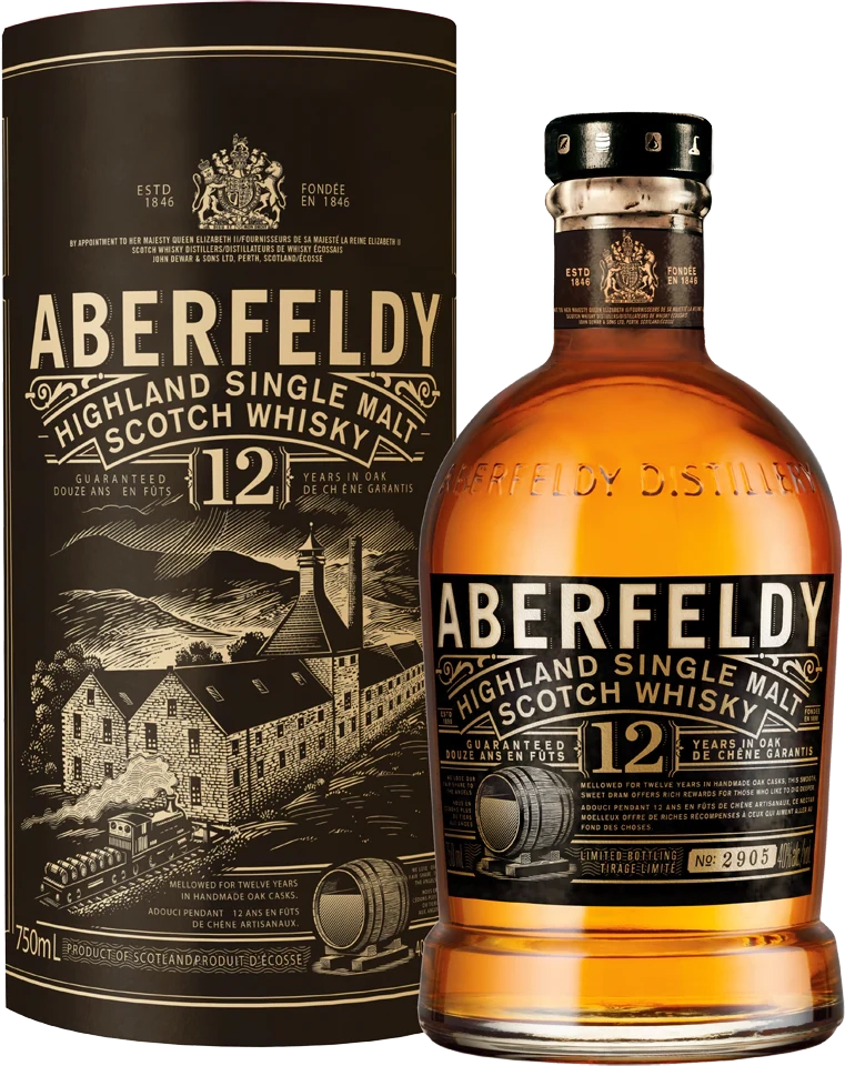 Jensen's Liquors  Aberfeldy 12 Years Single Malt Scotch Whisky 750 ML