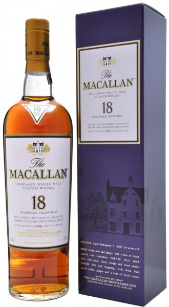 Macallan 18 Year Single Malt Scotch Bottlebuys