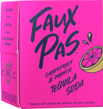 Faux Pas - Grapefruit & Orange Tequila Soda 4-Pack Cans 250ml