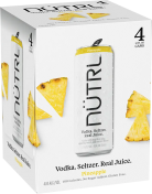 Nutrl Vodka Selzter Pineapple 4-Pack Cans 12 oz
