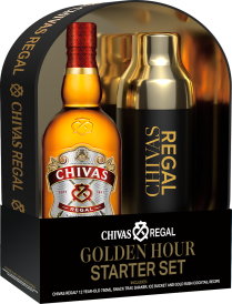 Chivas Regal 12 Year Scotch Gift Set With Caddy