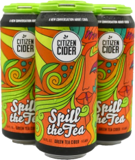 Citizen Cider Spill the Tea Green Tea Cider Cider 16 oz