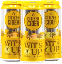 Citizen Cider Wit's Up Dry Ale-Style Cider 16 oz