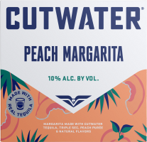 Cutwater Peach Margarita 4-Pack Cans 12 oz