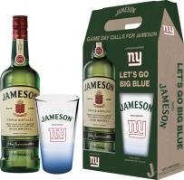Jameson Irish Whiskey Limited Edition Gift Set with NY Giants Pint Glass