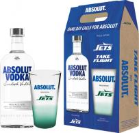Absolut Vodka Limited Edition Gift Set with NY Jets Pint Glass