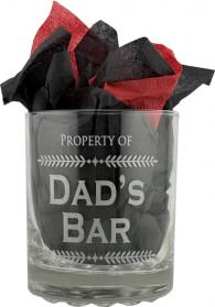 Engraved Double Rocks Glass, 12oz 12 oz