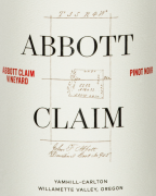 Abbott Claim Yamhill-Carlton Willamette Pinot Noit 2019