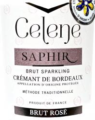 Celene Saphir Cremant de Bordeaux Brut Rose