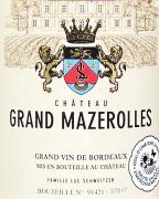 Chateau Grand Mazerolles Blaye Cotes de Bordeaux Rouge 2020