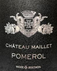 Chateau Maillet Pomerol Rouge 2016