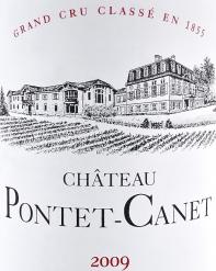 Chateau Pontet-Canet Pauillac Rouge 2009
