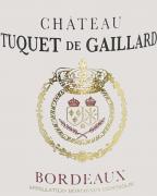 Chateau Tuquet de Gaillard - Bordeaux Rouge 2019