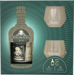 Diplomatico Reserva Exclusiva Rum Gift Set w/2 Glasses