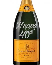  Engraved Veuve Clicquot Yellow