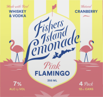 Fisher's Island Pink Flamingo 4-Pack Cans 12 oz
