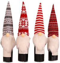Gnome Bottle Cover Gift Wrap
