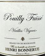Henri Bonnerue Vieilles Vignes Pouilly Fuisse 2021