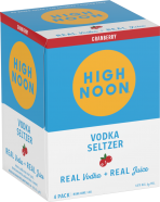 High Noon Cranberry Vodka Seltzer 4-pack Cans 12 oz