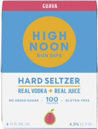 High Noon Guava Vodka & Soda 4-Pack Cans 12 oz