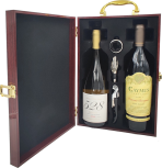 Wooden Gift Box Two Bottle